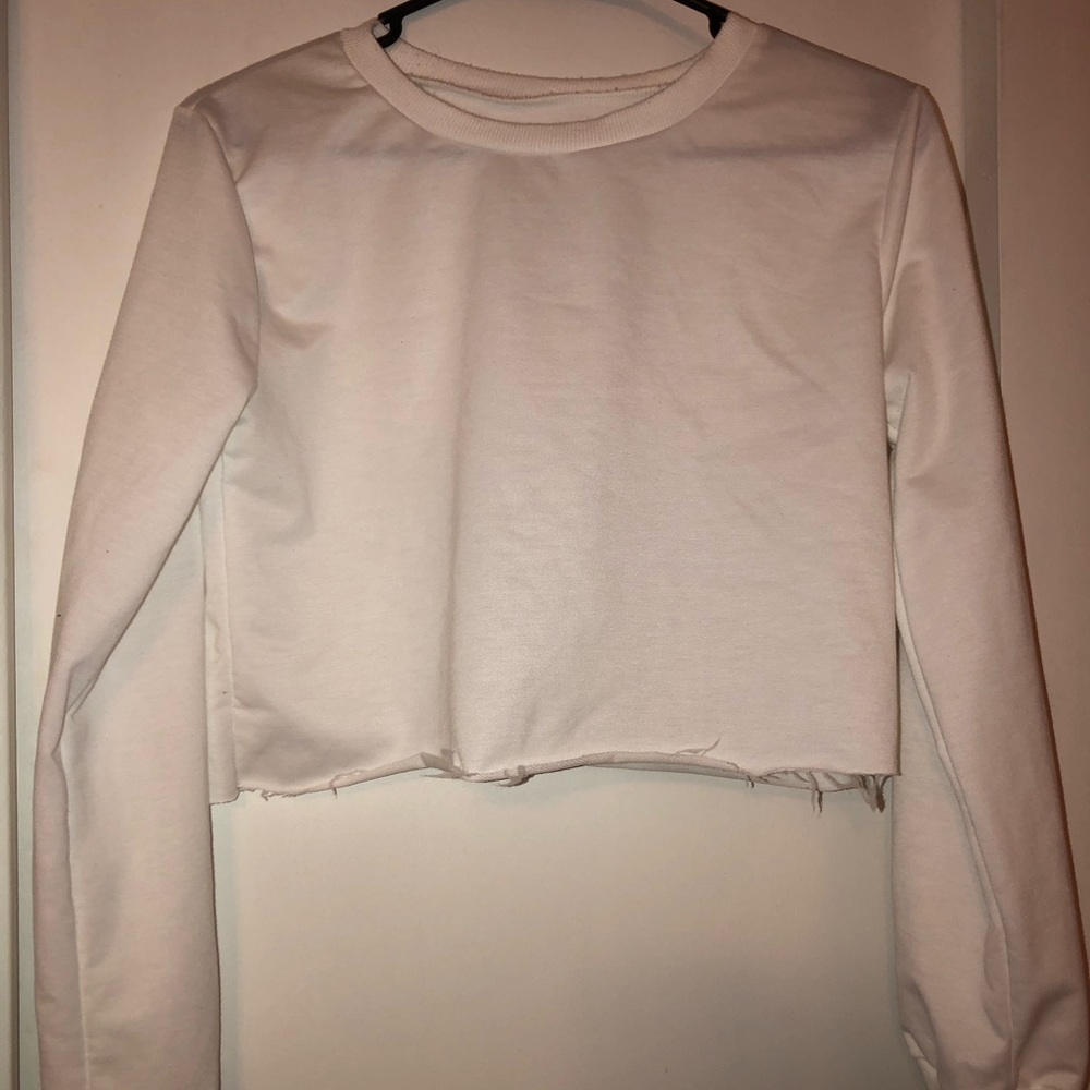 White crop women’s crop top